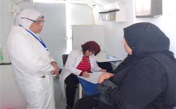 الكشف على 1388 مواطنًا خلال قافلة طبية بوحدة طب «أبيس 10» بالإسكندرية
