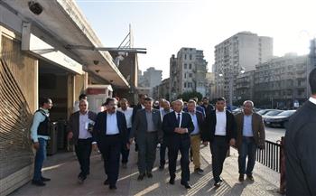 النقل : الرصف الخرساني لمزلقانات مشروع المرحلة الأولى من مترو الإسكندرية
