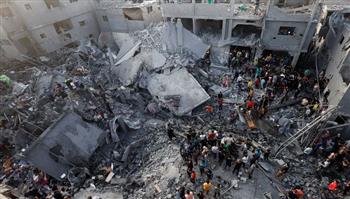 «الدفاع المدني بغزة»: بلاغات عديدة بوجود قنابل في المنازل جراء القصف الإسرائيلي