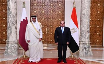هاتفيًا.. الرئيس السيسي يبحث مع أمير قطر جهود وقف إطلاق النار في غزة