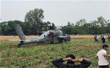 هبوط مروحية للقوات الجوية الهندية اضطراريا في ولاية "لداخ"