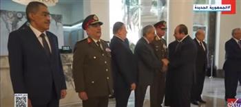 الرئيس السيسي يصل مقر حفل إفطار الأسرة المصرية