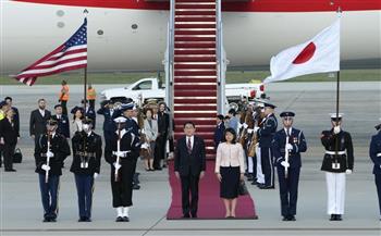كيشيدا يصل أمريكا في أول زيارة لرئيس وزراء ياباني منذ 9 سنوات