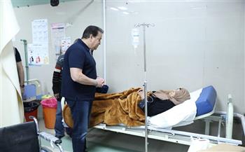 وزير الصحة يتفقد مستشفى 6 أكتوبر للتأمين الصحي بالدقي
