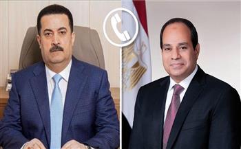 الرئيس السيسي ورئيس وزراء العراق يتبادلان التهنئة بحلول عيد الفطر