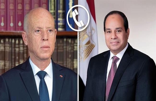 الرئيس السيسي يهنئ نظيره التونسي بحلول عيد الفطر