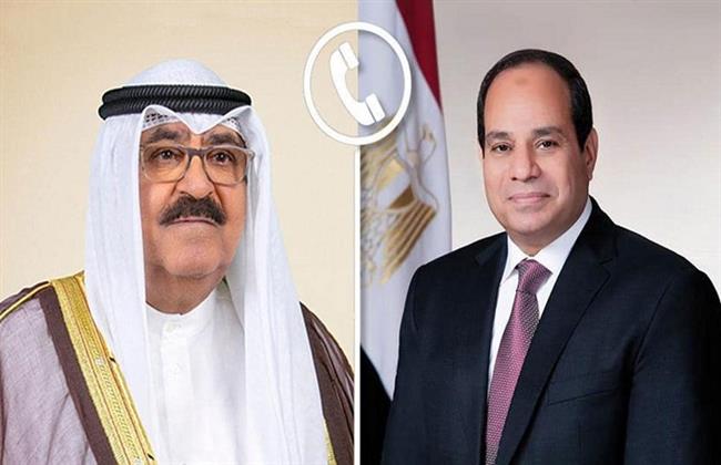 الرئيس السيسى يهنئ أمير الكويت بمناسبة حلول عيد الفطر المبارك