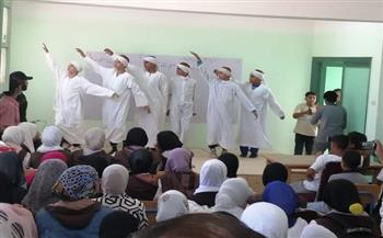 فرقة المنيا للفنون الشعبية تشارك برقصات الدراوش في الفعاليات الثقافية