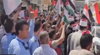 مصر تتضامن مع فلسطين.. مظاهرات حاشدة في سوهاج والجيزة