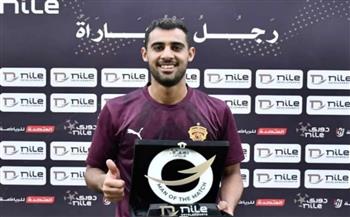 أحمد ياسر ريان أفضل لاعب في مباراة سيراميكا وطلائع الجيش 
