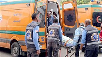 إصابة 4 شباب في حادث انقلاب سيارة بالدقهلية