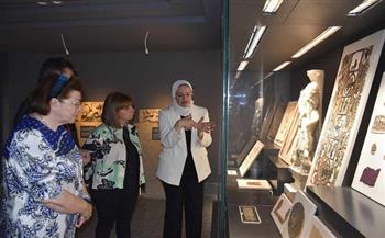 رئيسة جمهورية اليونان تزور المتحف اليوناني الروماني