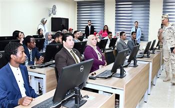 وفد قيادات شبابية إعلامية في زيارة لمقر الأكاديمية العسكرية الجديد بالعاصمة الإدارية