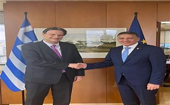 مصر واليونان تبحثان سبل تعزيز التعاون في قطاع الطاقة والربط الكهربائي بين البلدين