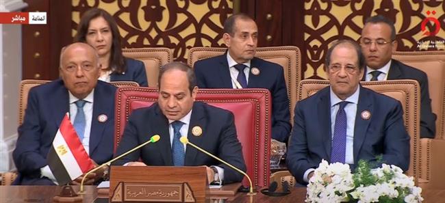 الرئيس السيسي: مصر تنخرط مع الأشقاء والأصدقاء في محاولات إنقاذ المنطقة من السقوط