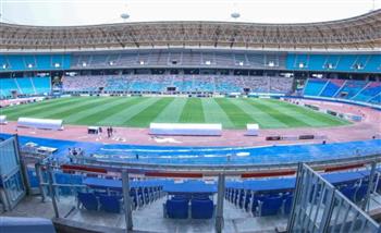 ملعب رادس يتزين لاستضافة مباراة الأهلي والترجي في نهائي دوري أبطال أفريقيا 