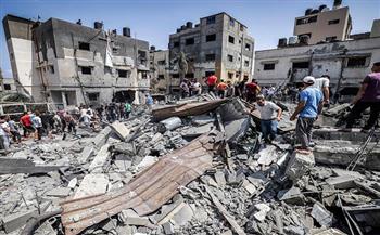 إعلام فلسطيني: استشهاد 5 عناصر شرطية في قصف استهدف مخيم النصيرات وسط قطاع غزة