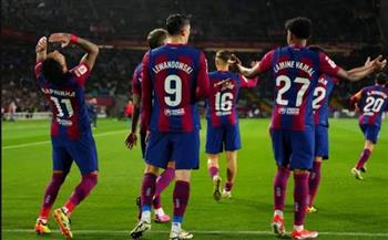التشكيل المتوقع لبرشلونة أمام رايو فاليكانو بالدوري الإسباني.. ليفاندوفسكي يقود الهجوم