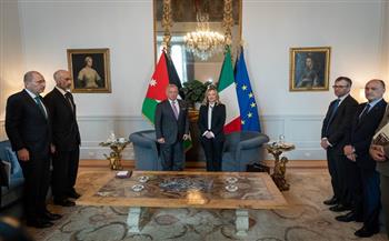 عاهل الأردن لرئيسة وزراء إيطاليا: نحذر من خطورة الهجوم الإسرائيلي على رفح    