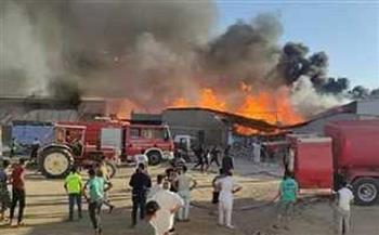 النيران تلتهم مخزن ملابس بالعجوزة والحماية المدنية تسيطر على الحريق