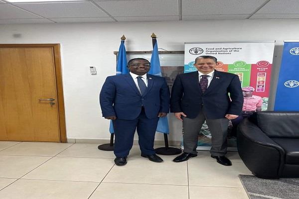 السفير المصري في غانا يبحث مع نائب مدير عام الفاو سبل تعزيز التعاون المشترك 
