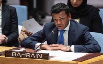مندوب البحرين بالأمم المتحدة يدعو لتعزيز حماية المدنيين وتقليل آثار النزاع المسلح