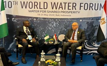 وزير الري يلتقى نظيره النيجيري على هامش فعاليات المنتدى العالمي العاشر للمياه 