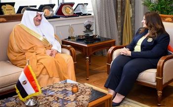 وزيرة الهجرة تستقبل السفير السعودي بالقاهرة لبحث ملفات التعاون المشترك