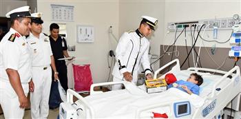 الأكاديمية العسكرية تنظم زيارة لعدد من طلبة الكلية البحرية لمستشفى أهل مصر لعلاج الحروق