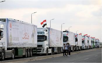 تجهيز 600 شاحنة مساعدات لدخولها غزة