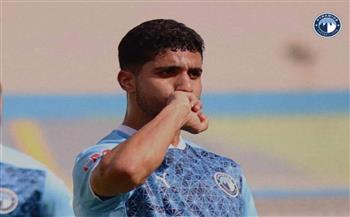 إبراهيم عادل أفضل لاعب في مباراة بيراميدز والجونة 
