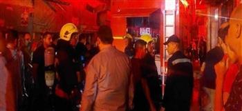 مصرع وإصابة 9 أشخاص في حريق بمخزن ملابس بالدقهلية| أسماء