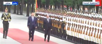 بث مباشر.. مراسم استقبال رسمية للرئيس السيسي بقصر الشعب في بكين 