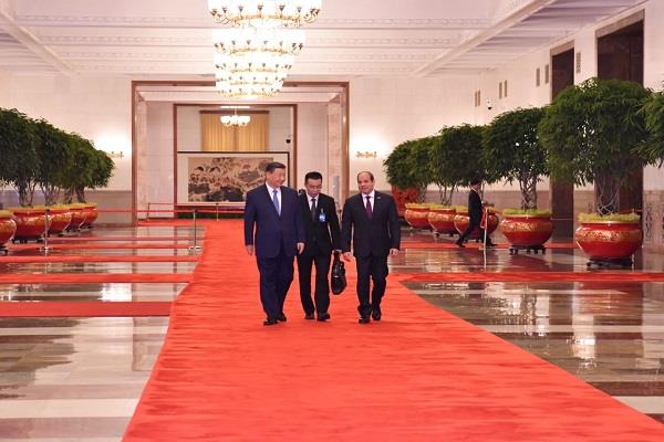 الرئيس السيسي يشارك غدا في الجلسة الافتتاحية لاجتماع منتدى التعاون العربي الصيني