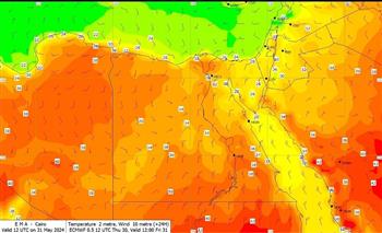بداية موجة حارة.. حالة الطقس في مصر اليوم الجمعة 31-5-2024