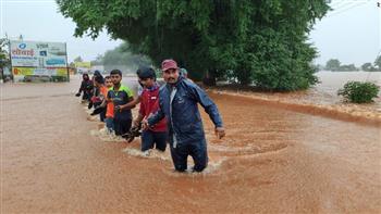 فيضان 6 أنهار شرقي الهند وتعرض مقاطعات عديدة للخطر