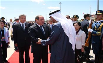 الرئيس السيسي يلتقي نظيره الإماراتي على هامش منتدى التعاون العربي الصيني في بكين