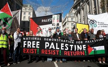 مظاهرات في بريطانيا تندد بالعدوان الإسرائيلى على غزة