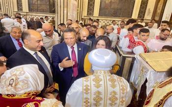 النائب محمد حمزة يشارك الأخوة الأقباط احتفالات عيد القيامة 