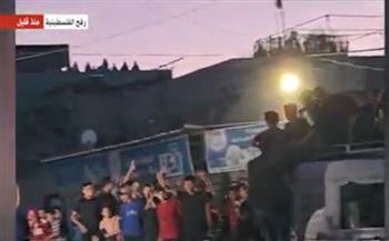 احتفالات في رفح الفلسطينية بعد موافقة حماس على وقف إطلاق النار (فيديو)