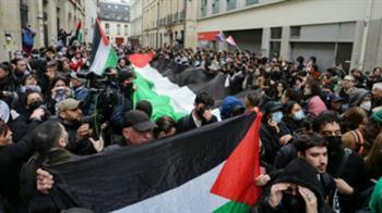 تظاهرات دعم فلسطين تمتد إلى مدارس ثانوية في فرنسا