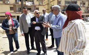 محافظ بورسعيد يتابع أعمال تطوير ورفع كفاءة حديقة "الأمل" بشارع الجمهورية