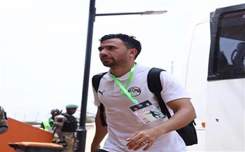منتخب مصر يصل ملعب 24 سبتمبر لمواجهة غينيا بيساو (صور)