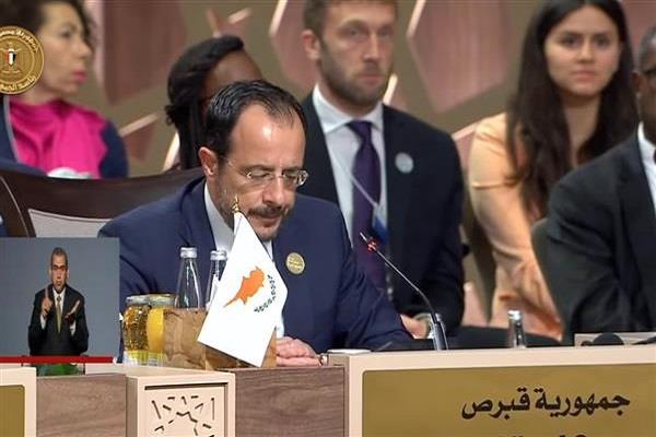 الرئيس القبرصي: نثمن جهود مصر والأردن ودورهما الفعال لتقديم المساعدات إلى قطاع غزة