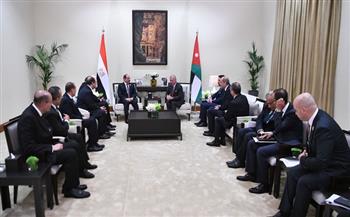 الرئيس السيسي يلتقي العاهل الأردني على هامش مؤتمر الاستجابة الإنسانية الطارئة لغزة