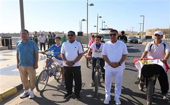 انطلاق ماراثون الدراجات الهوائية بالبحرالأحمر احتفالاً باليوم العالمى للدراجات