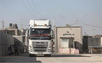 دخول 1900 شاحنة مساعدات إلى قطاع غزة عبر كرم أبو سالم 