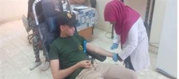 «أمن الأقصر» ينظم حملة تبرع بالدم لصالح المرضى والمصابين