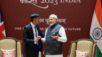 رئيسا وزراء الهند وبريطانيا يعربان عن ارتياحهما لإحراز تقدم في مفاوضات اتفاقية التجارة الحرة