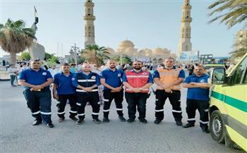 إسعاف البحر الأحمر ترفع درجة الاستعداد لتأمين المساجد و الشواطئ خلال احتفالات عيد الأضحى 